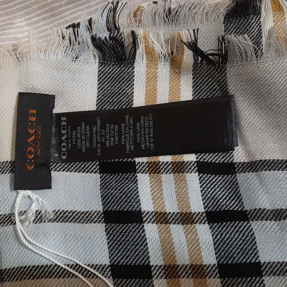 Coach scarf - Picture 3 of 5